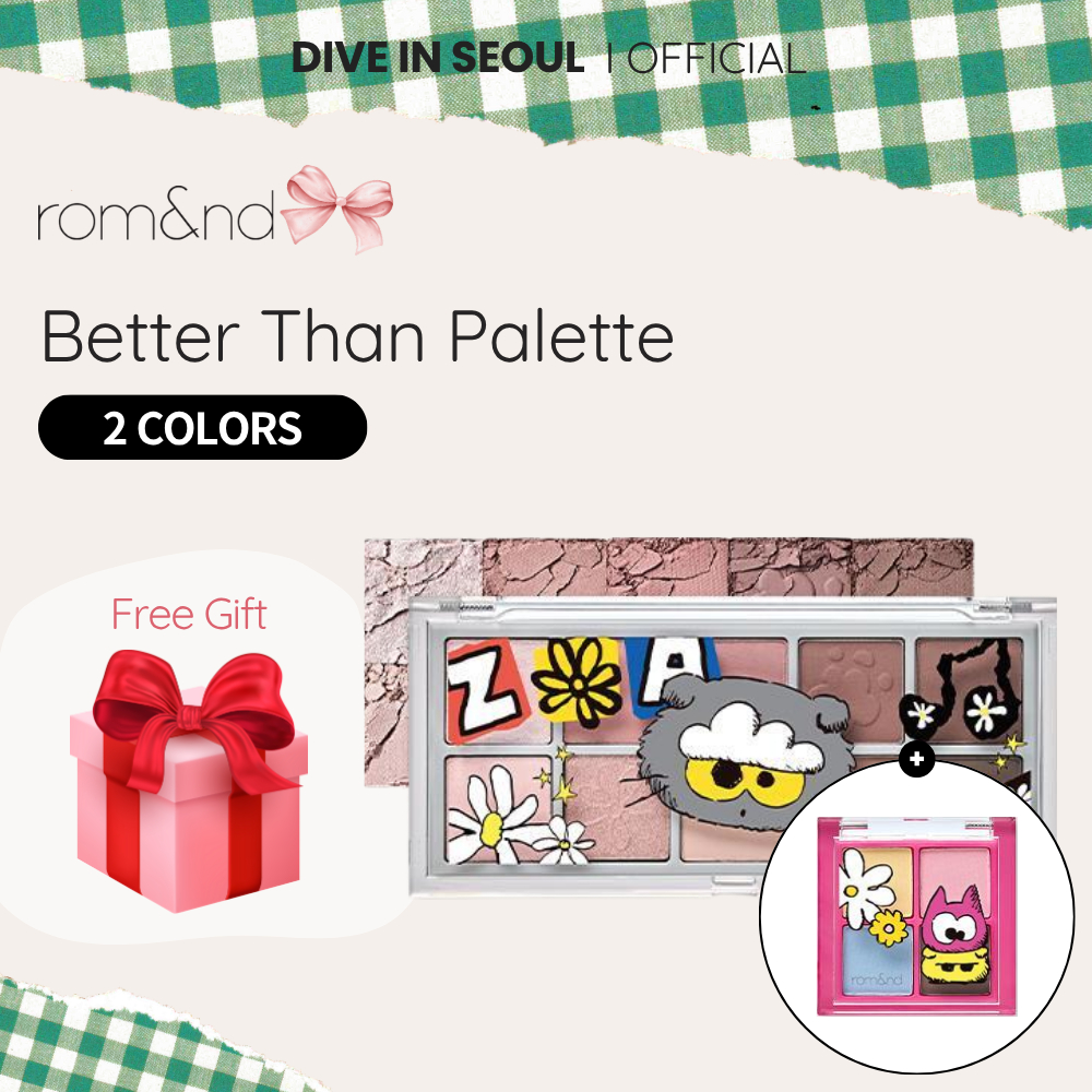 [ROM&ND] romand ZO&FRIENDS Better Than Palette – 2 สี / 7.5g