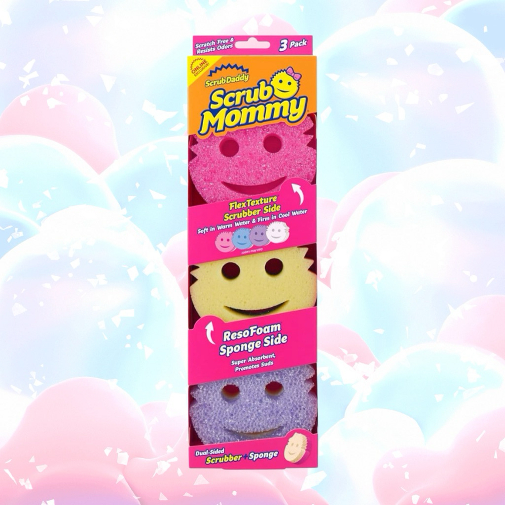SG INSTOCK THE SCRUB DADDY SCRUB MOMMY SPONGE CADDY HOLDER