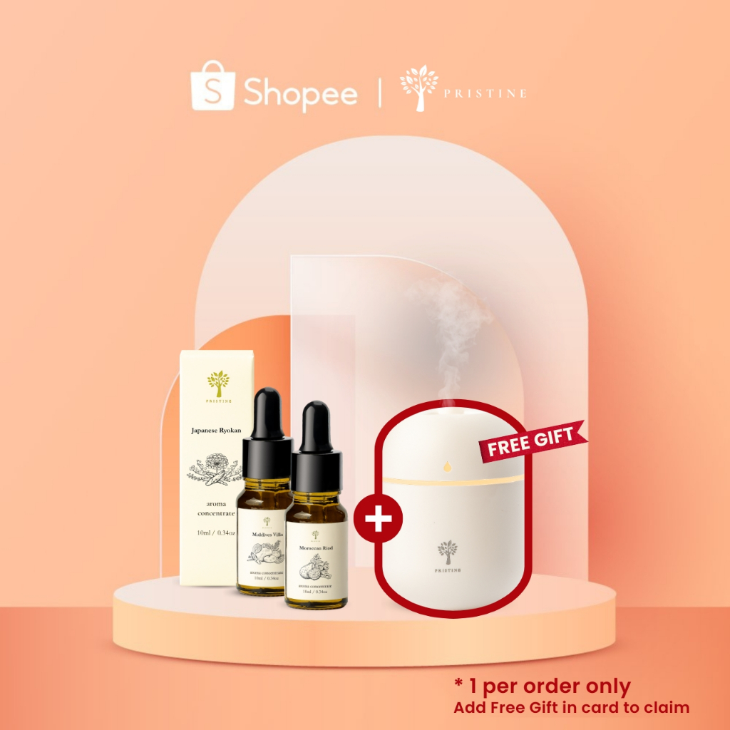 Pristine x Shopee Hotel Aroma Concentrates + ฟรีชุดดิฟฟิวเซอร์ | คุ้ม SGD50