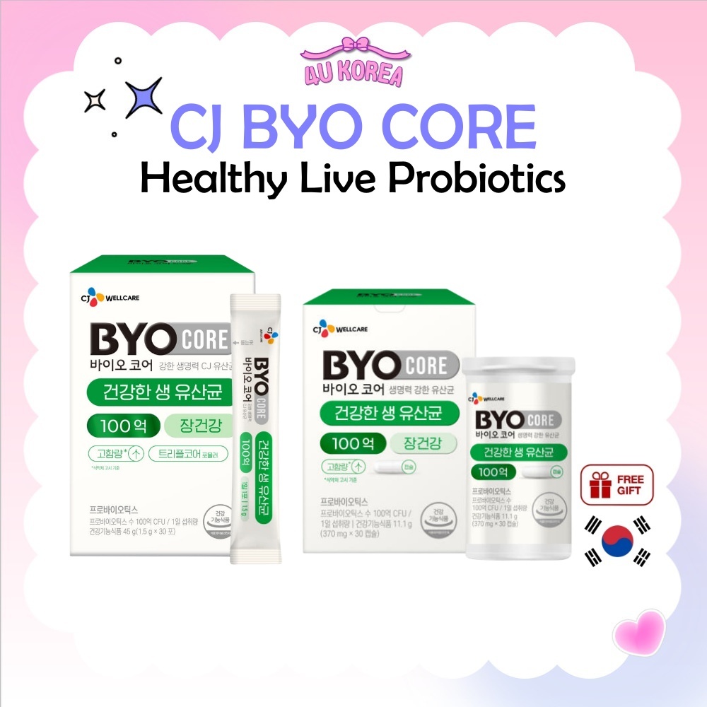 CJ BYO CORE Healthy Live Probiotics, Guaranteed  / K-HEALTH