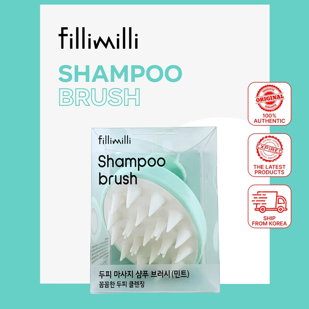 แปรงแชมพู Fillimili 1 ชิ้น | นวดหนังศีรษะ & เครื่องมือผมทําความสะอาดล้ําลึก