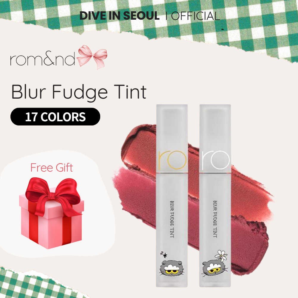 [ROM&ND] romand ZO&FRIENDS Blur Fudge Tint – 17 สี / 5g