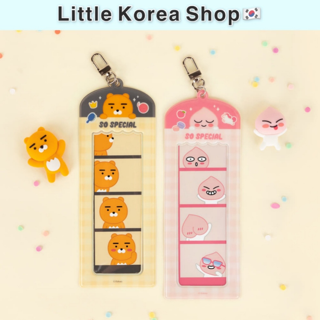 [Kakao Friends]พวงกุญแจรูป 4 ตัด/ที่วางรูปภาพ/Ryan/Apeach