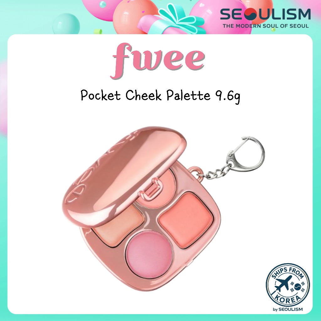 🇰🇷[Fwee] Pocket Cheek Palette 9.6g | บลัชออนเนื้อนุ่ม | เค-บิวตี้ของแท้