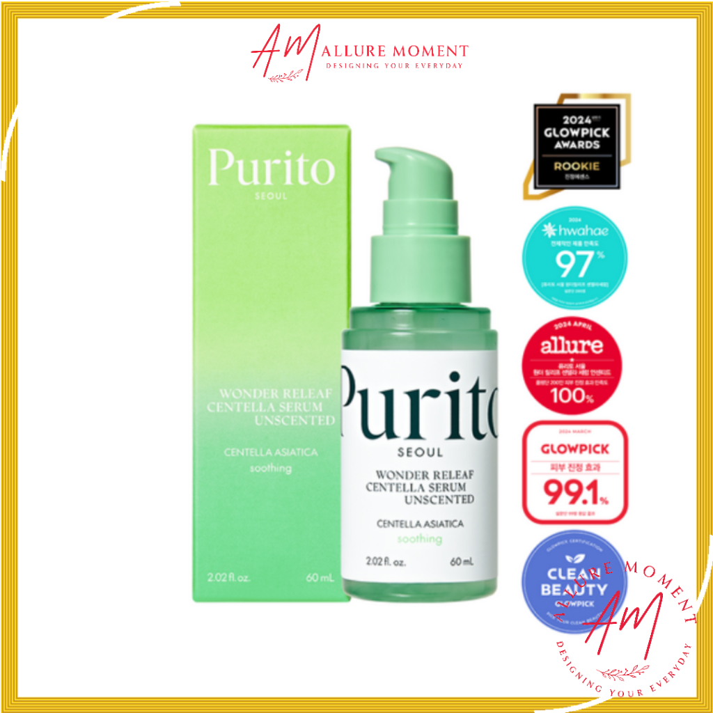 [Purito] Wonder Releaf Centella Serum Unscented – Korean Vegan Soothing Serum