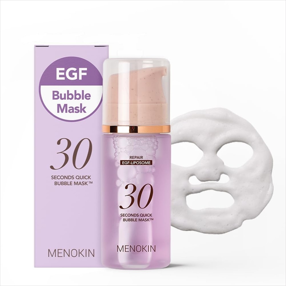 Menokin 30 Sec Quick Moisture Glow Bubble Mask Repair 95ml