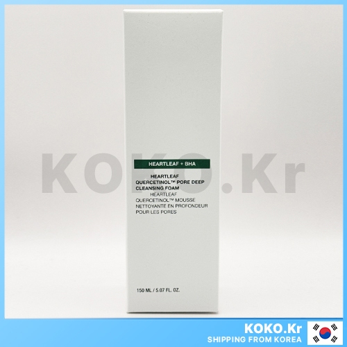 Heartleaf Quercetinol Pore Deep Cleanser Foam 150ml พร้อม FREEBIES
