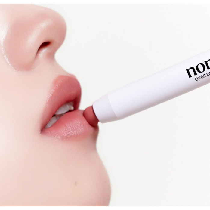 Nonore Over Dew Lip Pencil 7mm · เนื้อกํามะหยี่นุ่ม · 8H ติดทนนาน · Overlip & Lip Shading Multi Penc