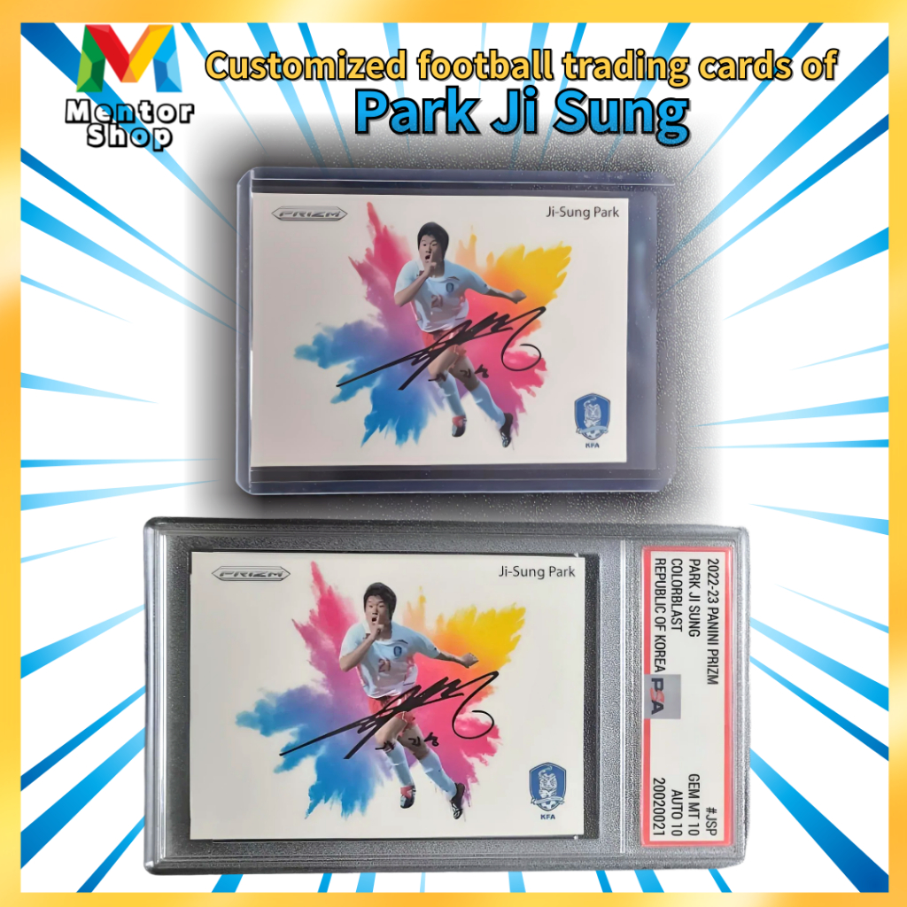 [ร้านเมนเตอร์] ⭐ การ์ดปริซึมแบบกําหนดเอง Park Ji Sung – Iconic Legend Edition! ⭐