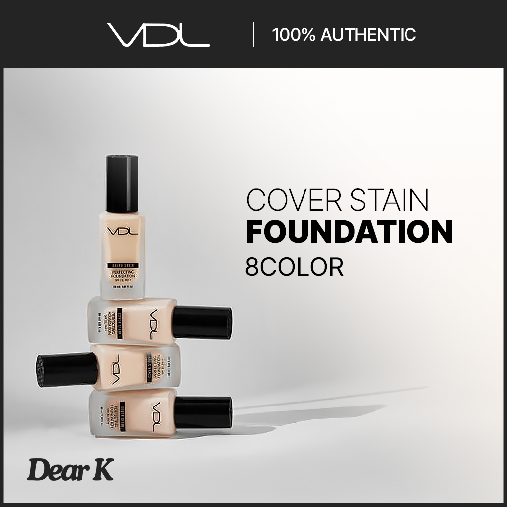 [VDL] Coverstain Foundation (SPF35 / PA++) 30ml | 7สี