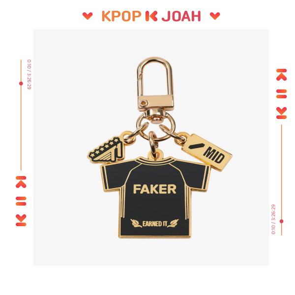 2025 T1 World Champions Uniform Jersey Keychain (27th Feb.2026)