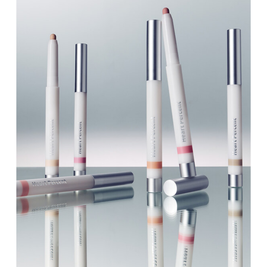 [Heart Percent] Dot-On Lineproof Lip Pencil 6coloe | ความงามวีแกน | ติดทนนานและรอยเปื้อน | ซอฟท์-ไกล