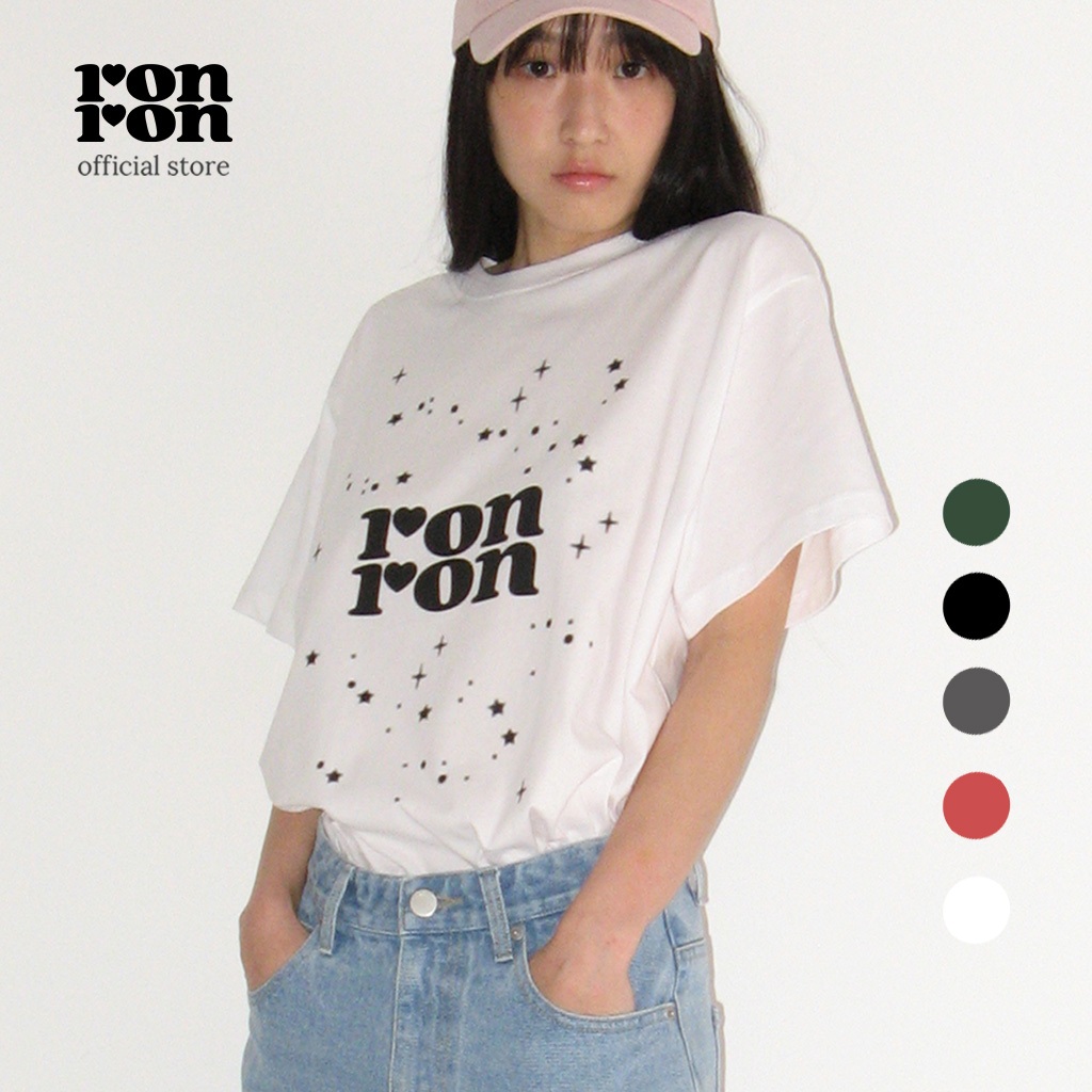 [RONRON] MILK WAY BASIC FIT T SHIRT / 4 colors