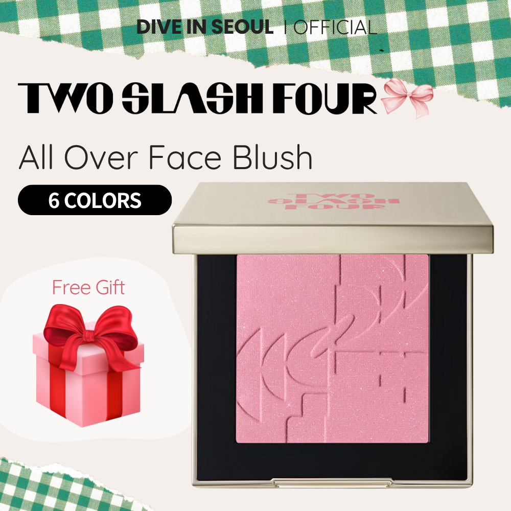 [TWO SLASH FOUR] All Over Face Blush – 6 สี / 5.5g