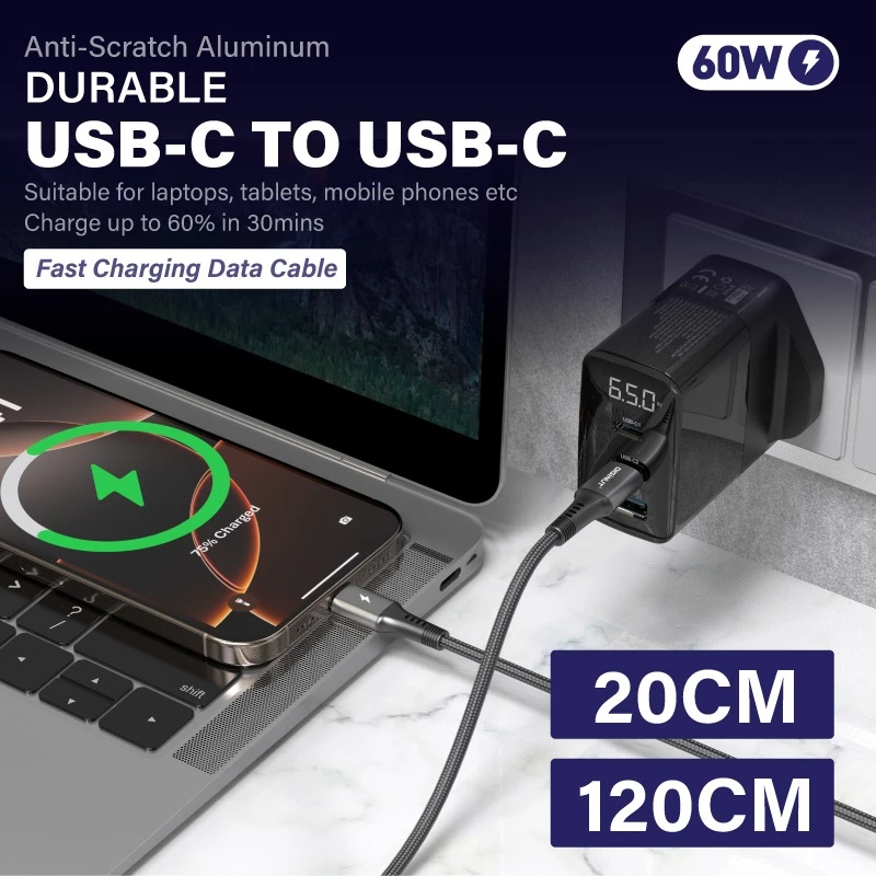 Gadget Mix สายชาร์จ USB-A to Type-C/Micro รุ่น BA-1238C/BA-1238R/BC-1238C/BC-0238C 3A 1.2M thumbnail 8