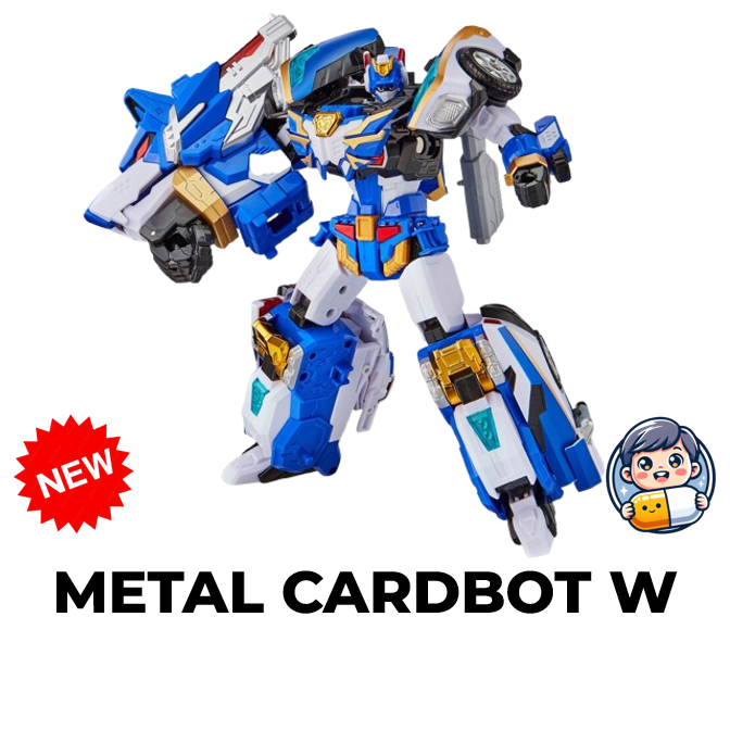 [METAL CARDBOT W] Blue Cop W / หุ่นยนต์แปลงร่าง การ์ตูนเกาหลี