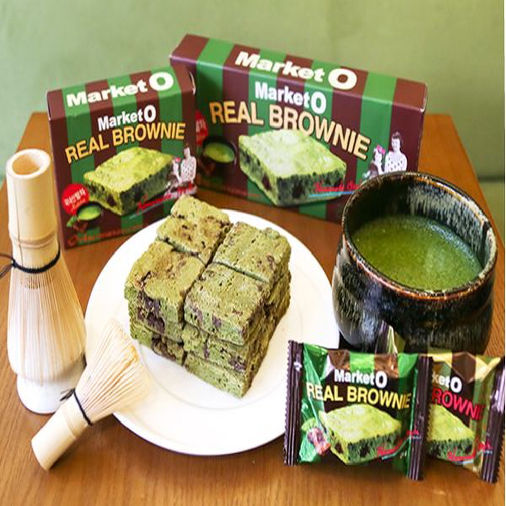 [K-Dessert] Orion Market O Brownie Jeju Matcha 12 ชิ้น 3 กล่อง