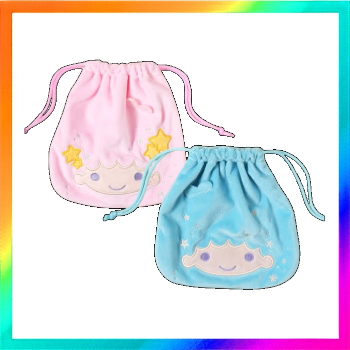 [SANRIO] กระเป๋าหูรูดตุ๊กตา Little Twin Stars Lala/Kiki twinstar