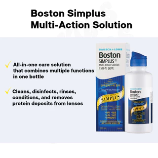 [Bausch + Lomb] Boston Simplus Multi-Action Contact Lens Solution – 120ml