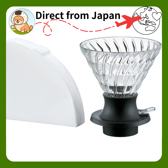 HARIO Switch Dripper SSD-360-B ดริปกาแฟแบบสวิตช์ กดสกัดง่าย แก้วทนความร้อน จากญี่ปุ่น [Direct from Japan]