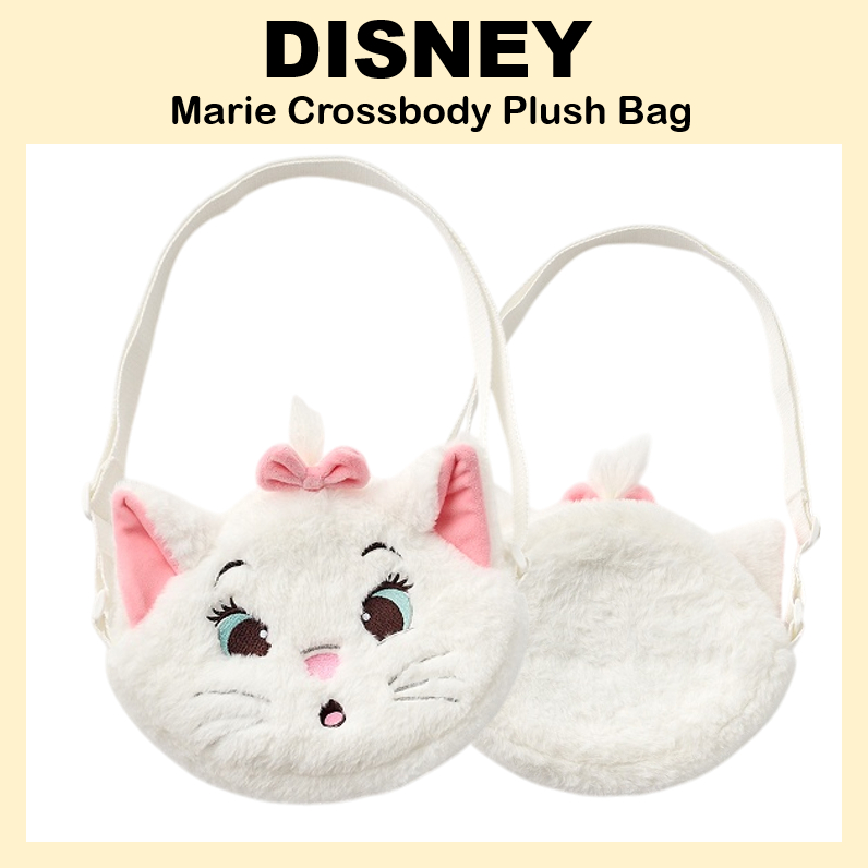 [DISNEY] Marie Crossbody Plush Bag Disney Cat Marie