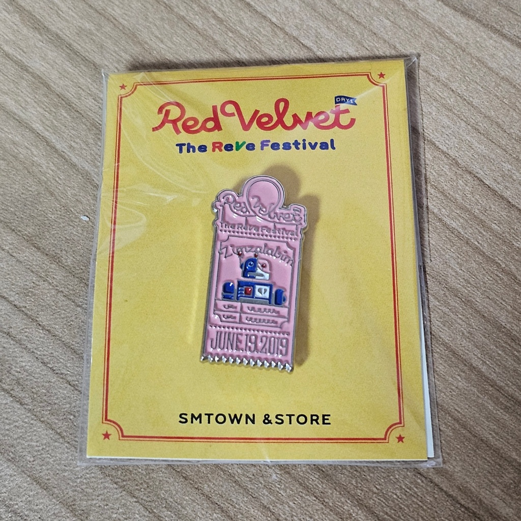 RED VELVET [THE REVE FESTIVAL] DIY RED VELVET TICKET PIN (IRENE)
