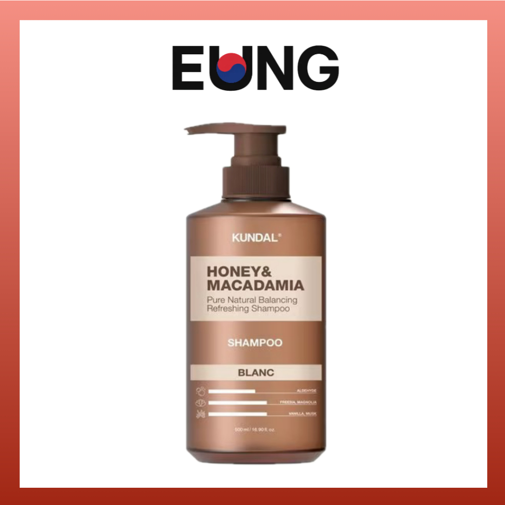 Kundal Nature Shampoo Honey & Macadamia – Blanc 500 ml