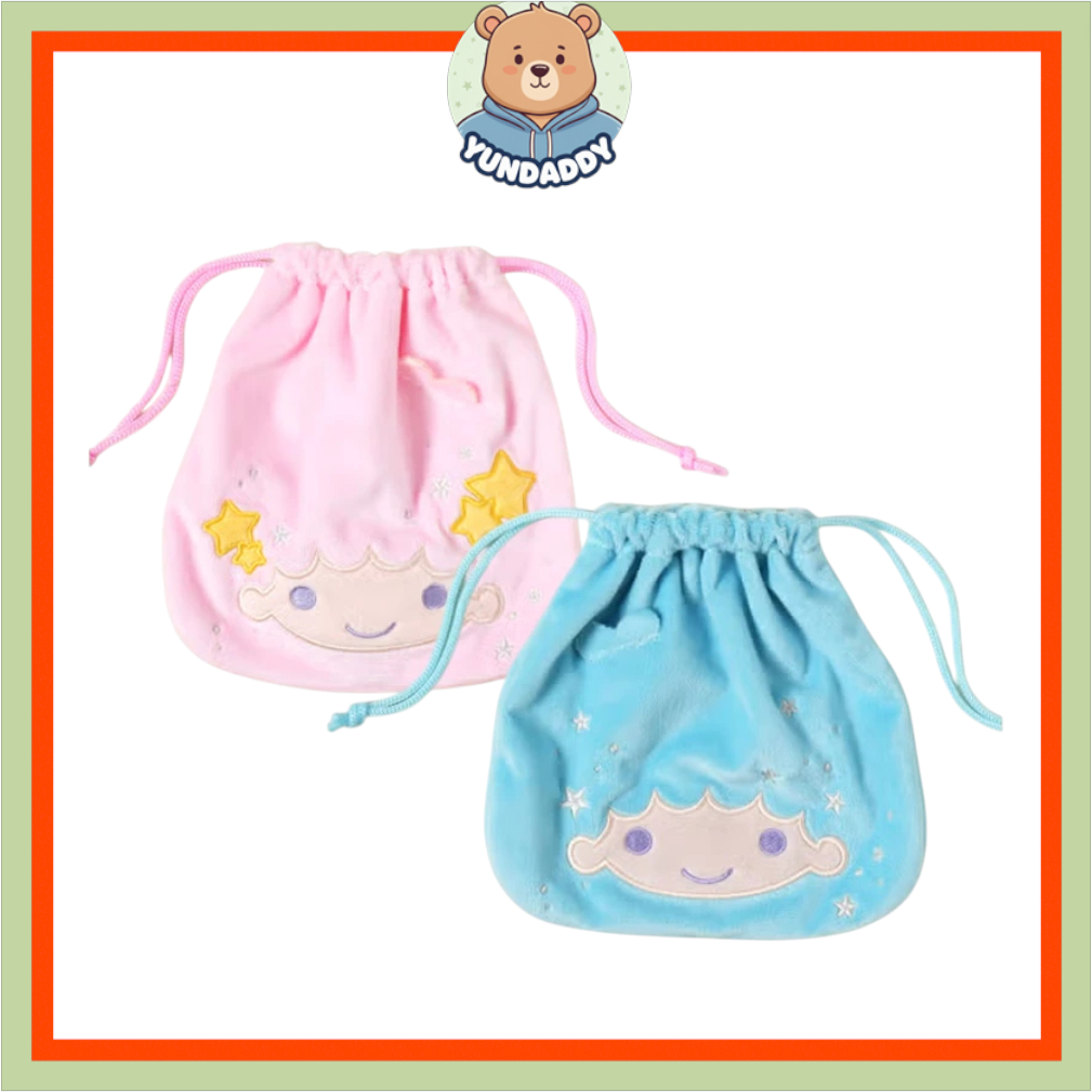 [SANRIO] กระเป๋าหูรูดตุ๊กตา Little Twin Stars Lala/Kiki twinstar