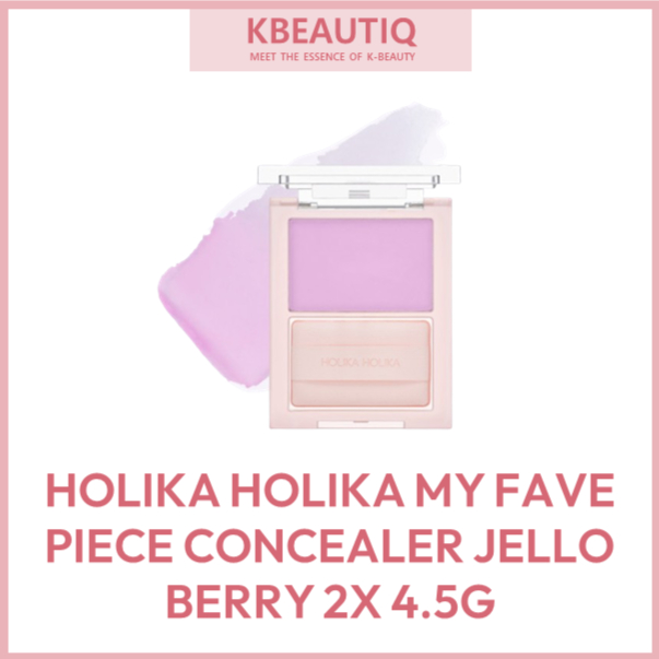 คอนซีลเลอร์เกาหลี HOLIKA HOLIKA MY FAVE PIECE CONCEALER JELLO BERRY 2X 4.5G | Korean Concealer คอนซี