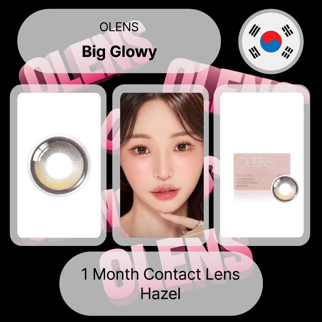 Olens Big Glowy Hazel คอนแทคเลนส์รายเดือน