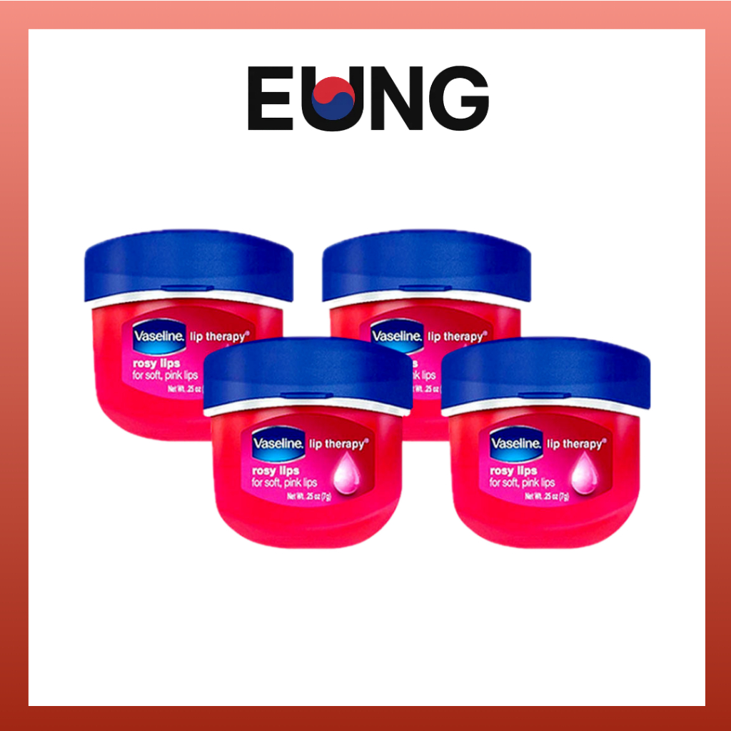 Vaseline Lip Therapy Rosy Lips 7g  4 – Moisturizing Lip Balm Set