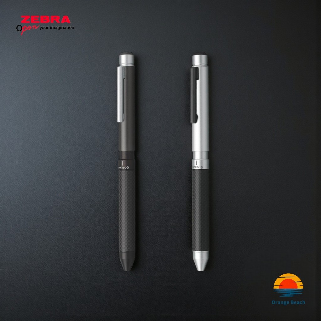 Zebra Sharbo X CB8 ปากกามัลติฟังก์ชัน/ตัวด้ามคาร์บอนไฟเบอร์/2สีให้เลือก/SB23/ผลิตในญี่ปุ่น