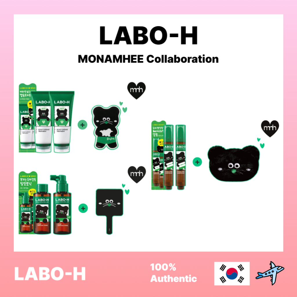 LABO-H Hair Clinic 30ml+Luggage Tag, Treatment 300ml, Ampoule 200ml Loss Care Clinic Hairline