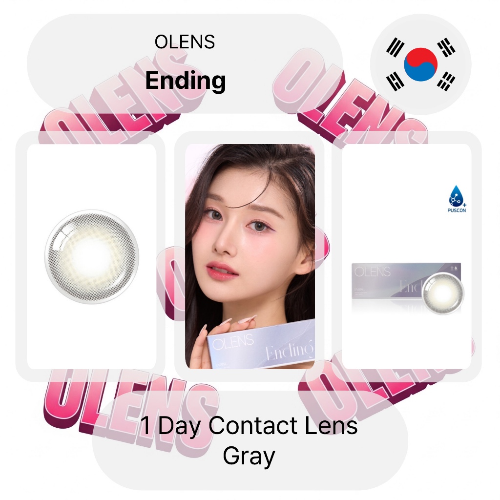 Olens Ending Grey คอนแทคเลนส์ 20P