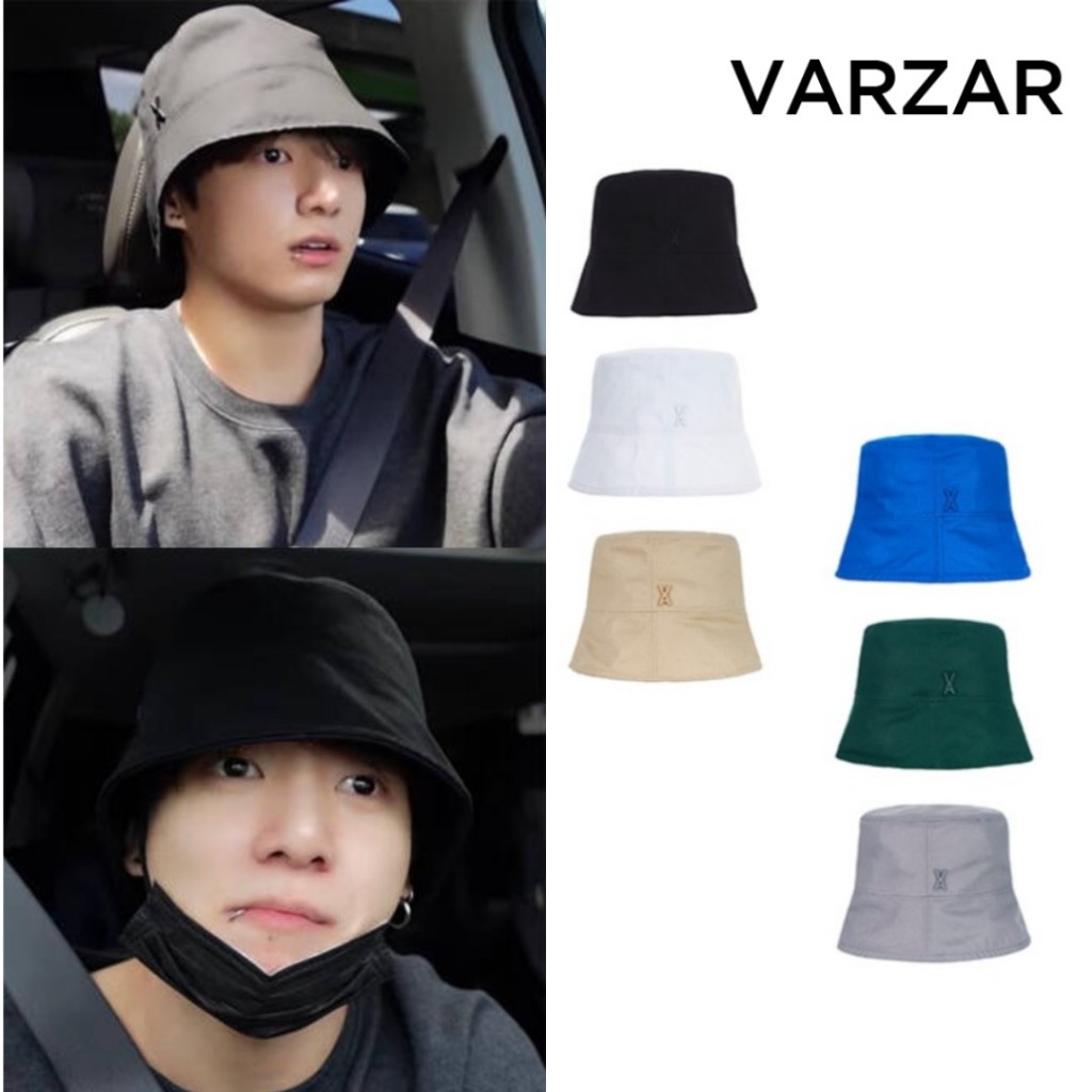 [VARZAR]หมวกบักเก็ต Stud Drop Over-Fit (6 สี)