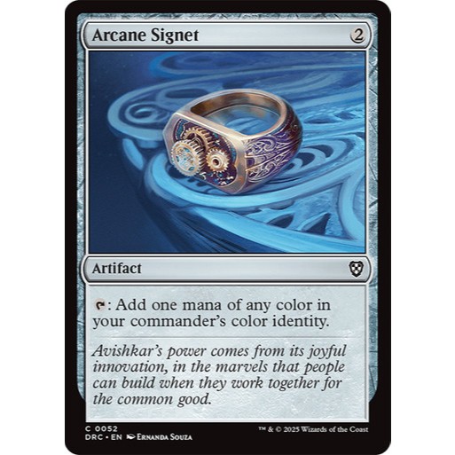 Arcane Signet Aetherdrift Commander Edition MTG Near Mint