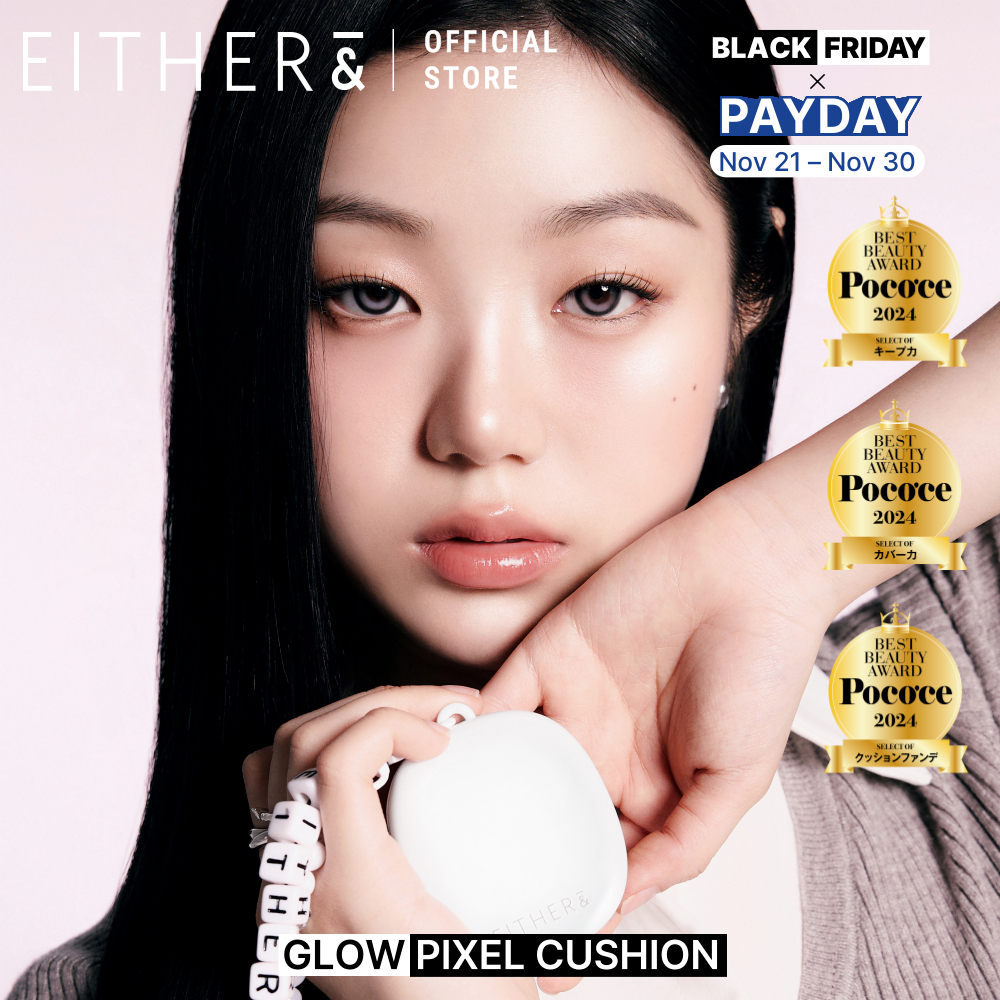 EITHER& Glow Pixel Mini Cushion SPF50+ PA+++ 6g