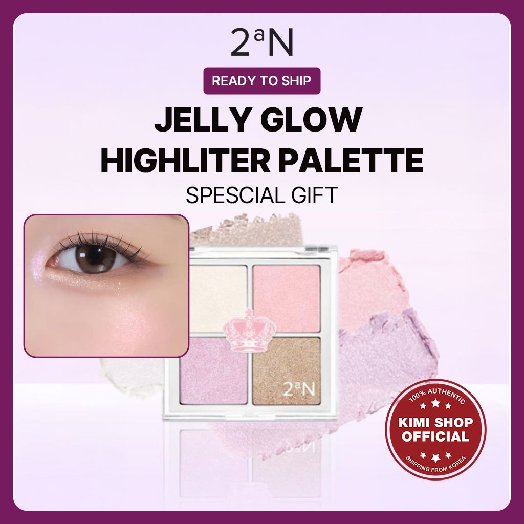 [2aN] 2AN Jelly Glow Highlighter Palette 10.8g ชุดพิเศษอายแชโดว์ HighLighter
