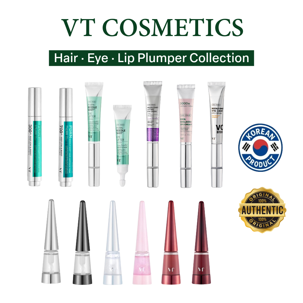[VT] Hair · Eye · Lip Plumper CollectionPDRN Capsule Eye Cream & Ultra-Light Hair Ampoules, SPF-Read