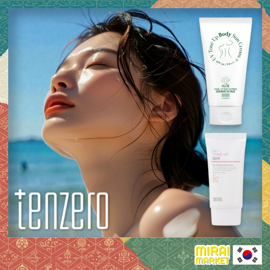 [TENZERO] Tone-Up Sunscreen 2 ประเภท – Daily Tone-Up 50ml / Aloe UV Tone-Up Body Sunscreen 150g