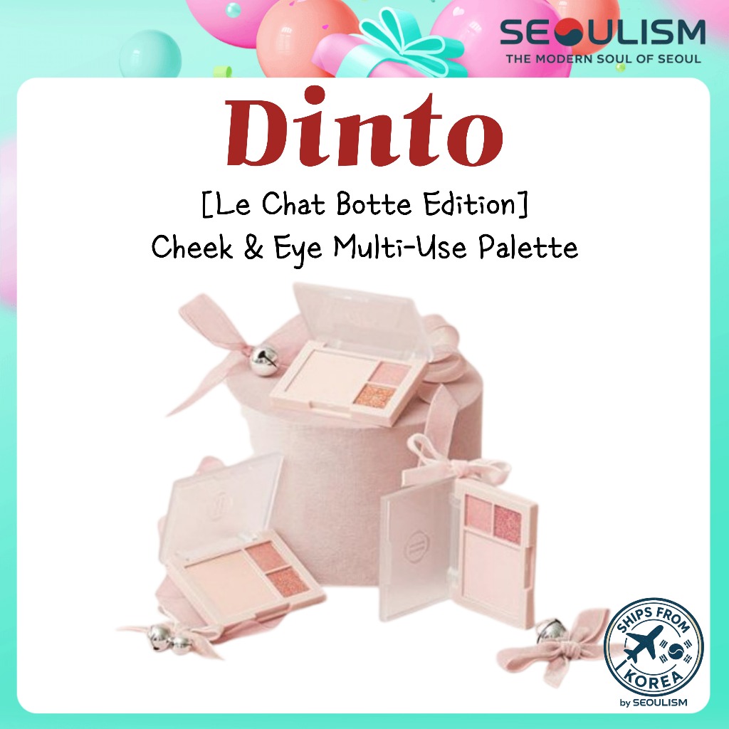 [Dinto] Cheek & Eye Multi-Use Palette 6.5g | All-in-One Blush & Eyeshadow | ส่งจากเกาหลี