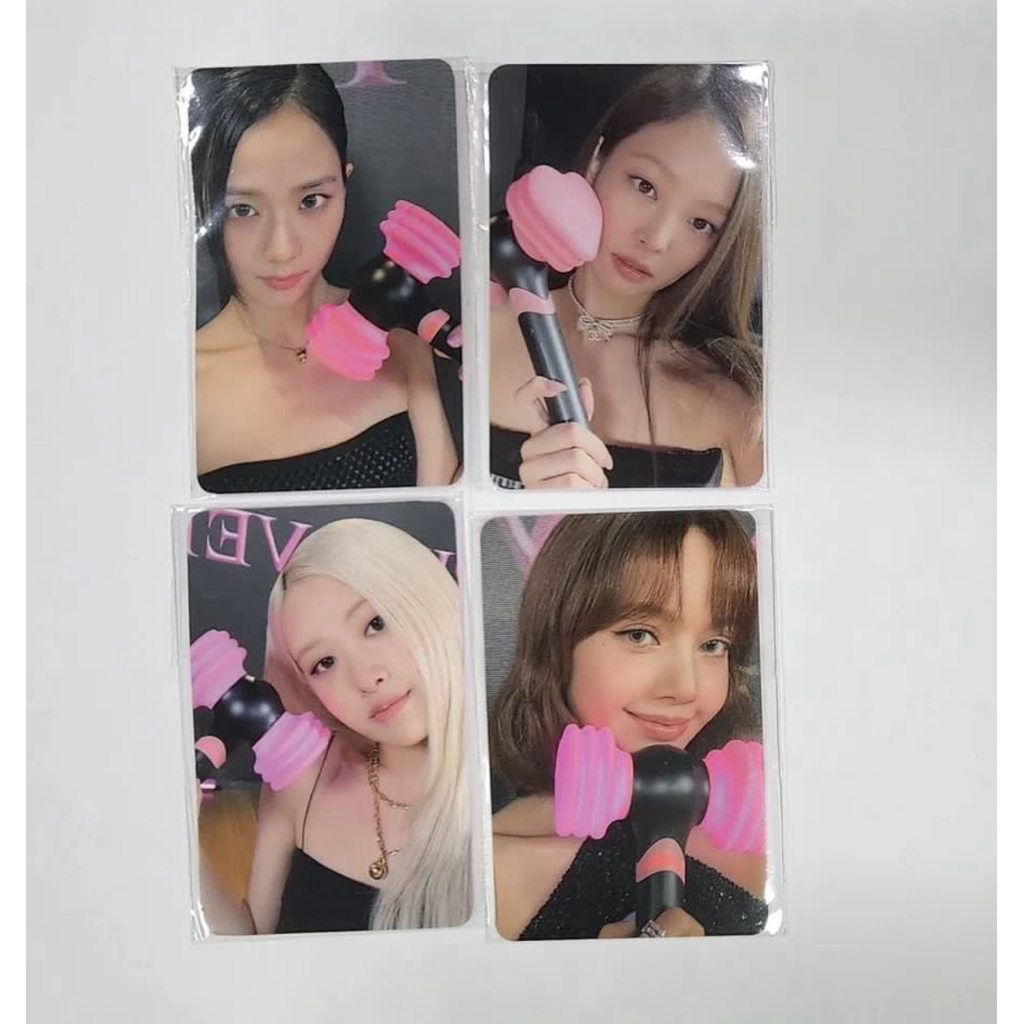 อย่างเป็นทางการ Blackpink Lightstick Ver 2 POB Photocard Weverse Shop Jennie Jisoo Rosé Rose Lisa BP