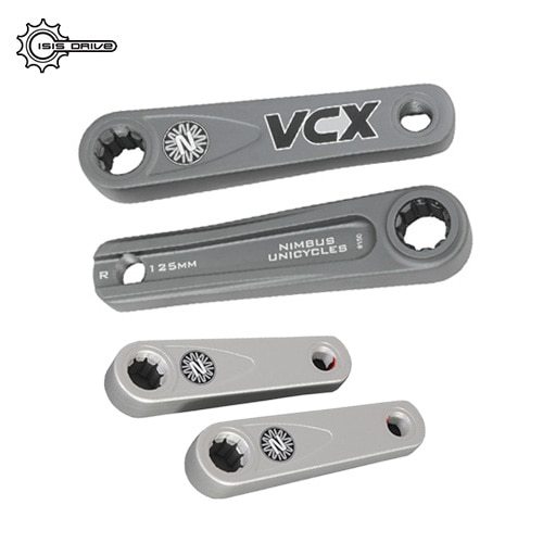 คู่ครังก์จักรยานเดียวล้อ Nimbus VCX ISIS ทำจากอลูมิเนียม 6061-T6 - ผลิตภัณฑ์ใหม่