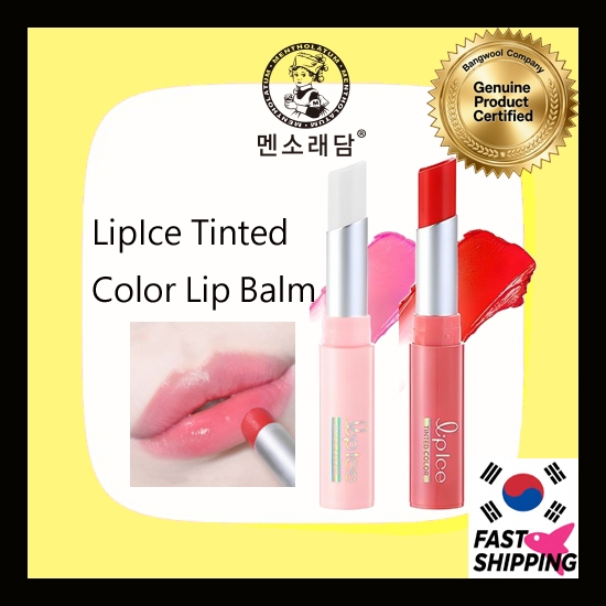 [Mentholatum] LipIce Tinted Color Lip Balm – Moisturizing Sheer Lip Tint for a Natural, Everyday Glo