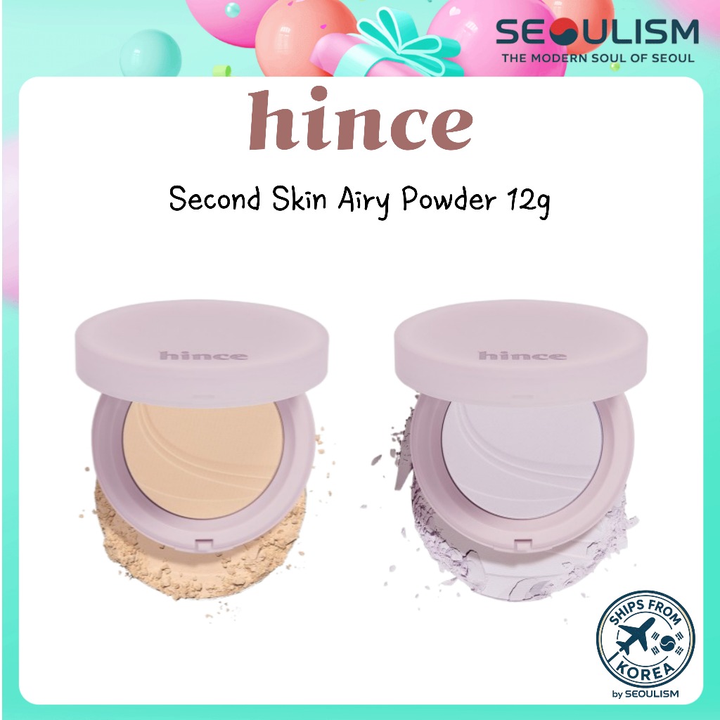 🇰🇷 [Hince] Second Skin Airy Powder 12g | แป้งทาหน้า | เค-บิวตี้ของแท้