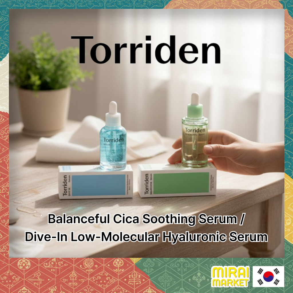 [Torriden] Balanceful Cica Soothing Serum / Dive-In Low-โมเลกุล Hyaluronic Serum