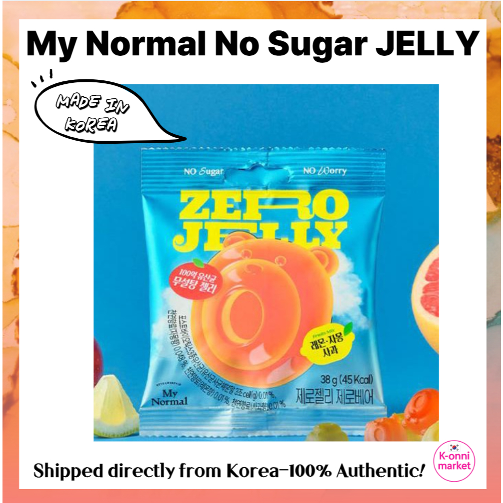 [ปกติของฉัน] ZERO JELLY l No Sugar Gummy l โปรไบโอติก หมีเปรี้ยว l Low Cal K-Snack l ส่งจากเกาหลี * 