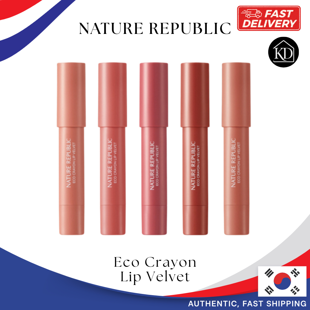 [Nature Republic] Eco crayon lip velvet