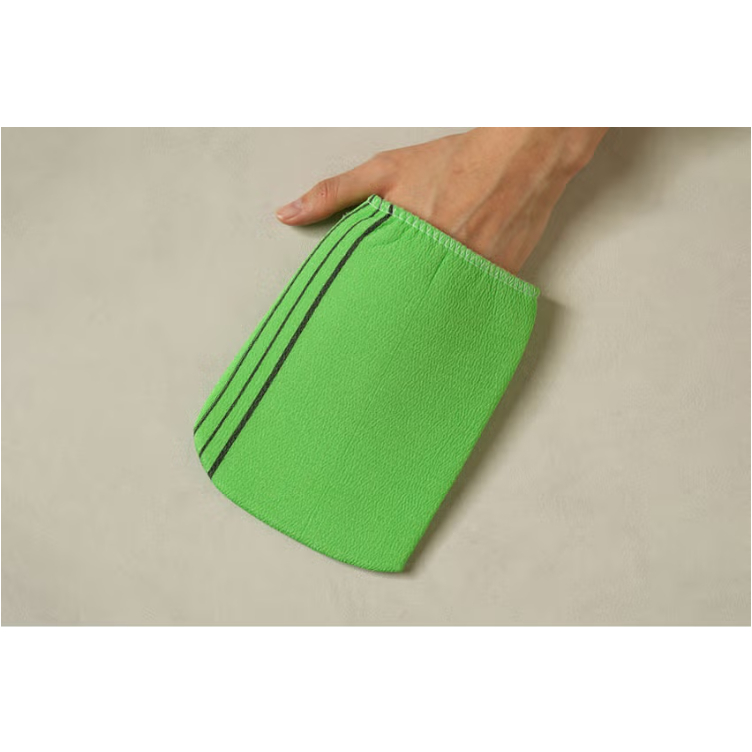 ผ้าขนหนู Exfoliating Glove – สีเขียว (1 ชิ้น)