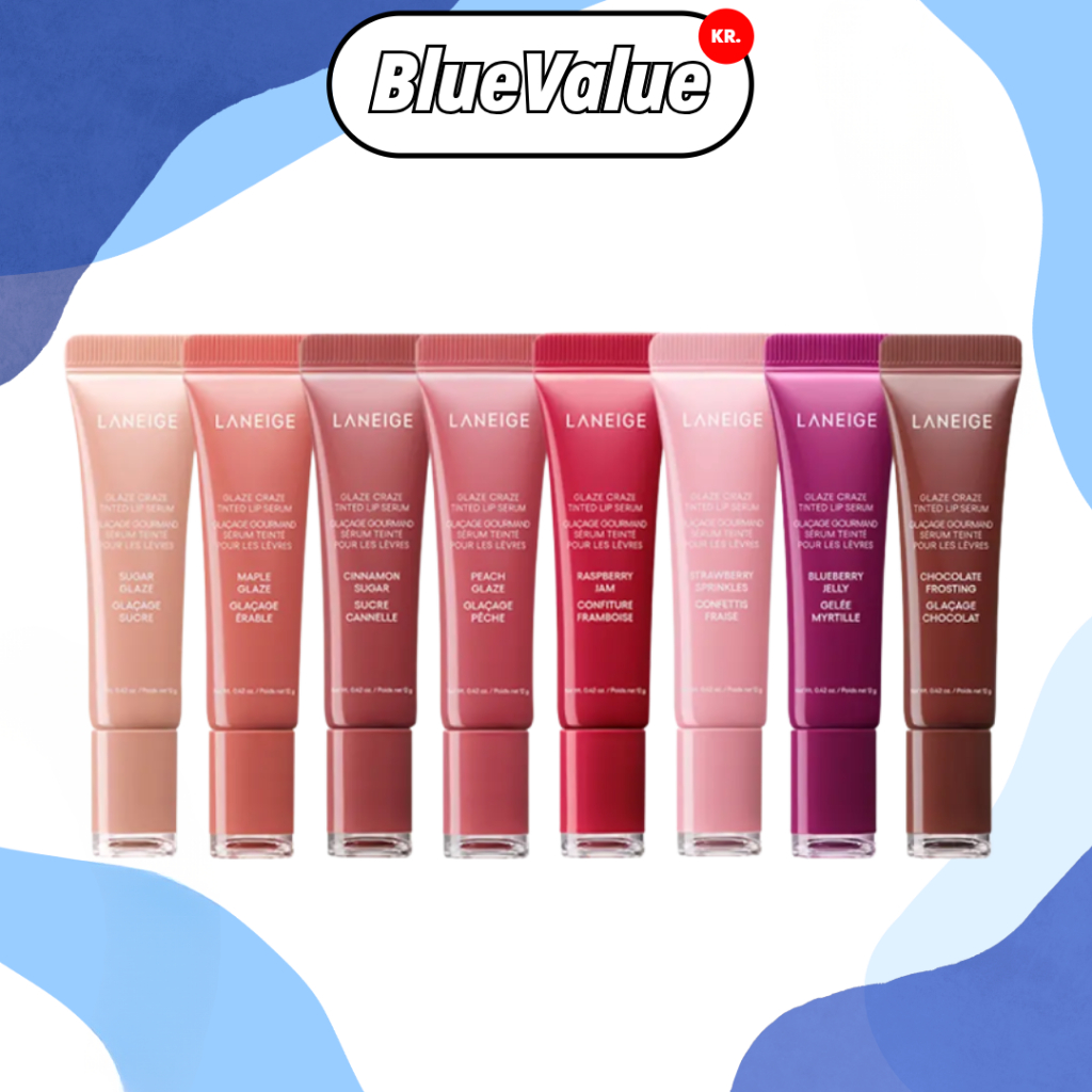 [LANEIGE] Glaze Craze Tinted Lip Serum - 12g 8Color